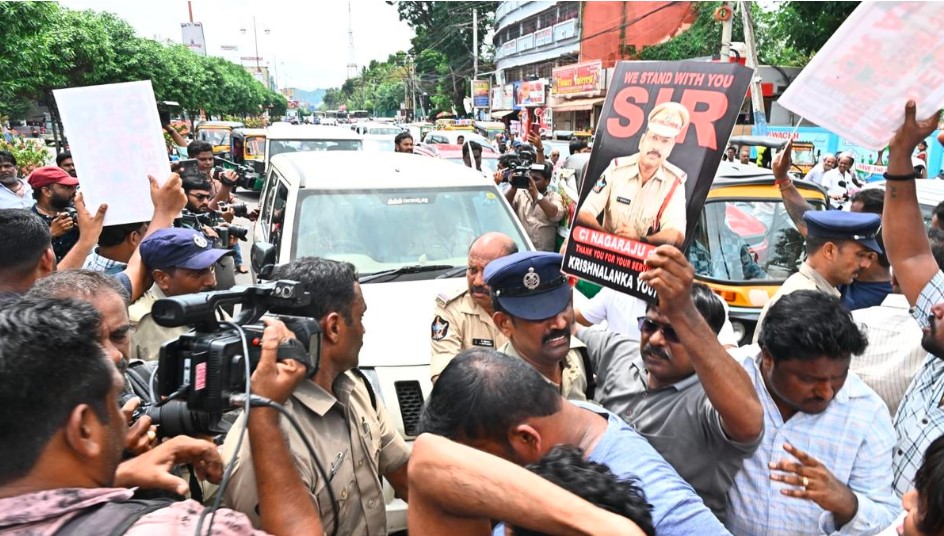 Gade Sai Krishna case: SIT picks up suspended CI from hideout in Vijayawada screenshot 2026 07 12 125014